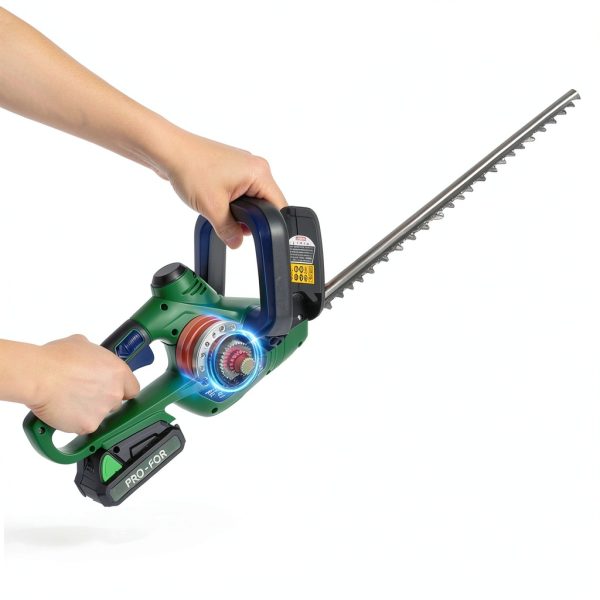 PRO-FOR Cordless Hedge Trimmer 22in Blade Battery Powered-3