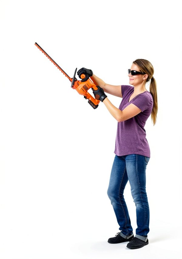 BLACK+DECKER Hedge Trimmer 18 Inch Battery Powered-4