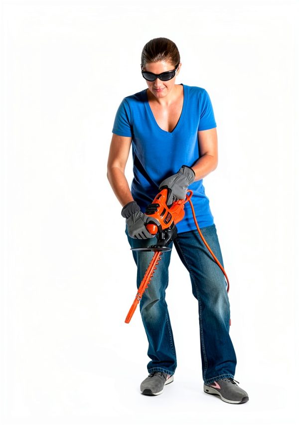 BLACK+DECKER Electric Hedge Trimmer Dual Action Blade-5