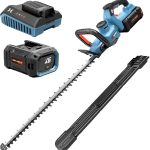 SENIX Battery Hedge Trimmer 26 Inch Stainless Steel Blades-0