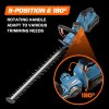 SENIX Battery Hedge Trimmer 26 Inch Stainless Steel Blades-5