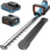 SENIX Battery Hedge Trimmer 26 Inch Stainless Steel Blades-10