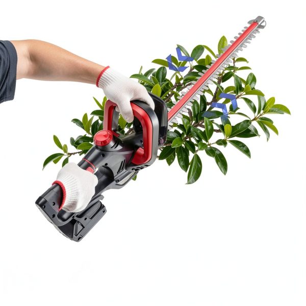 3D VO INN Cordless Hedge Trimmer 22 Inch Red Alloy Steel-1