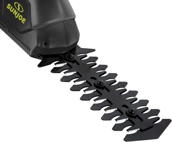 Cordless Hedge Trimmer Sun Joe 7.2V 4in Blade-6