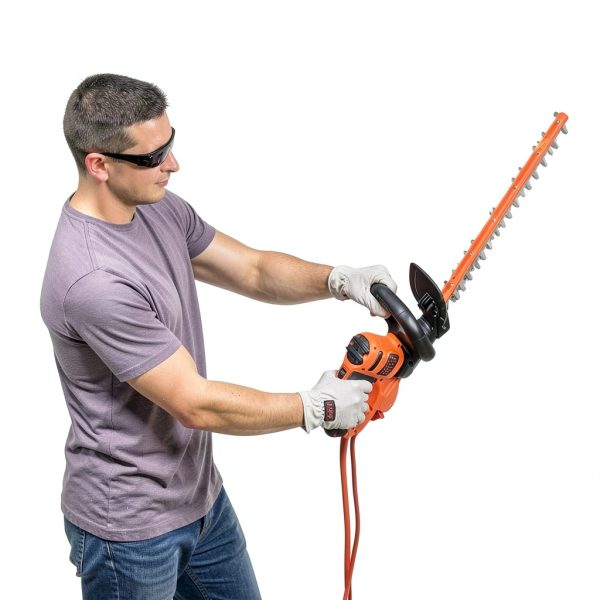 BLACK+DECKER 22in Hedge Trimmer Dual Action Blade-4