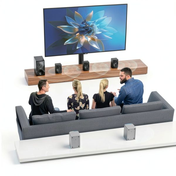 MOSWS International Surround Sound Speakers B48S-1