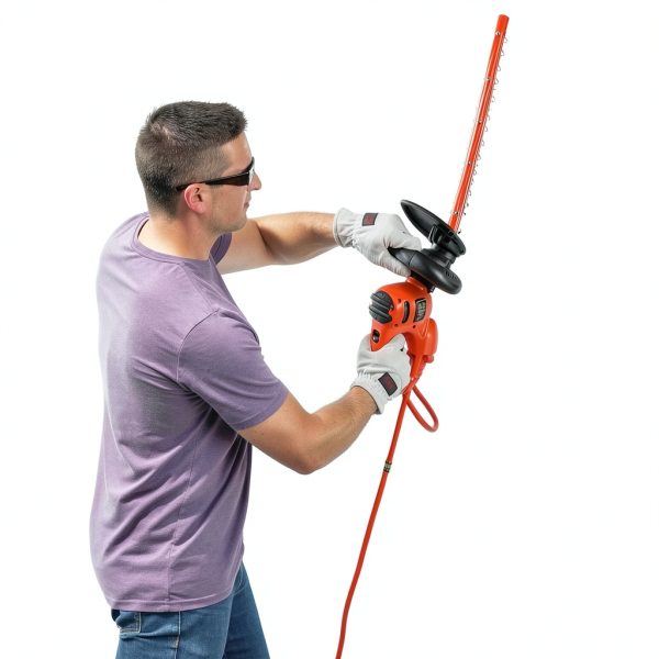 BLACK+DECKER Electric Hedge Trimmer Dual Action Blade-5