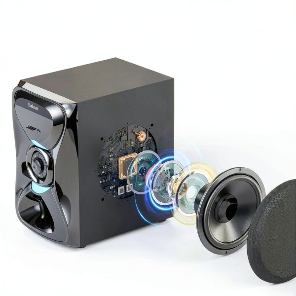 Home Theater System Speakers by Pavo with 8 inch Subwoofer-2
