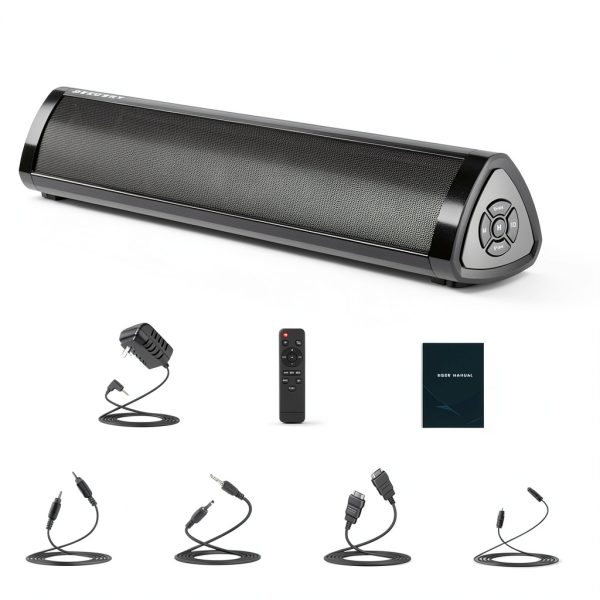 Desobry Surround Sound Bar for TV Black SS1022US-5