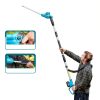 Seesii Cordless Pole Hedge Trimmer 16 Inch Blue L98-7