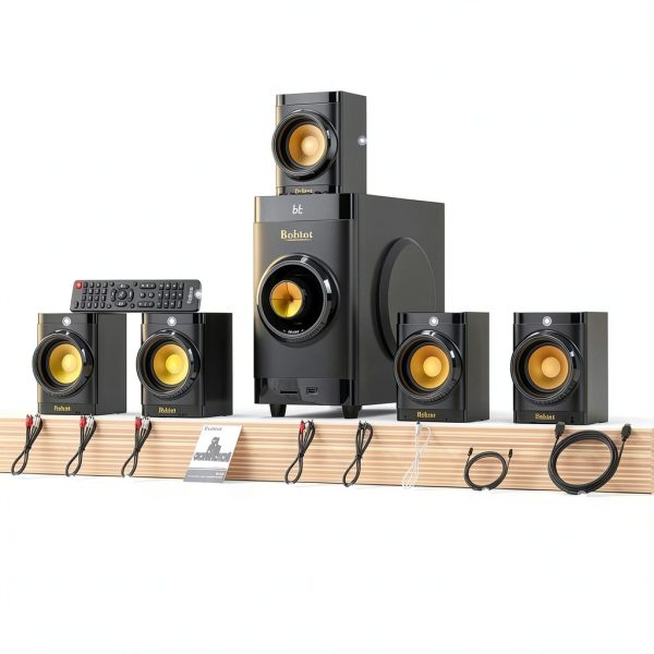 MOSWS International 5.1 Surround Sound System ABS-4