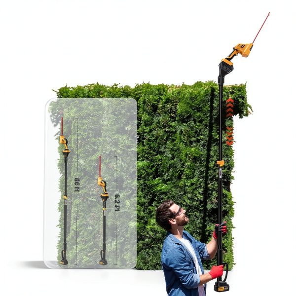 AVADA Cordless Hedge Trimmer 4-in-1 Design Battery Powered-3