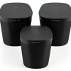Sonos One SL Surround Sound System Black Three Room Set-0