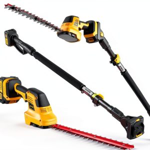 AVADA Cordless Hedge Trimmer 4-in-1 Design Battery Powered-0