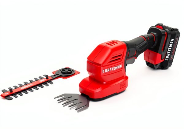 Craftsman 20V Battery Hedge Trimmer Red 8‑Inch-0