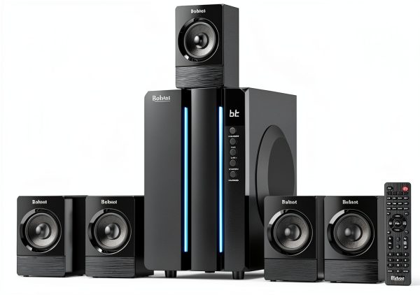 Bobtot 5.1 Channel Surround Sound Home Theater System ABS-0