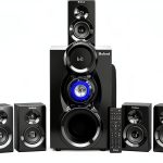 Bobtot 5.1 Surround Sound System Black ABS Wood-0