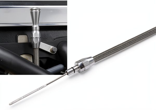 Lokar Billet Aluminum Header Dipstick Modern-0