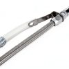 Mr Gasket Polished Aluminum Braided Dipstick for 1980‑Up SBC Engine-2