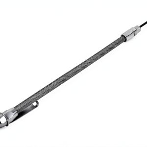Moroso Stainless Steel Braided Dipstick with 1/4 NPT Bung Vehicle Fit-0