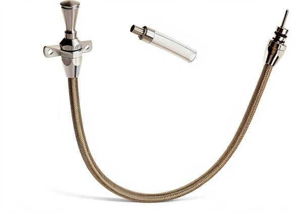 Lokar TD-30C4FM Center Machined Aluminum Engine Dipstick-0