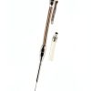 Mr Gasket Polished Aluminum Braided Dipstick for 1980‑Up SBC Engine-0