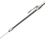 Lokar Dipstick ED-5002-12 Billet Aluminum Center Dipstick Slim Header-0