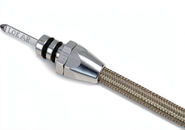 Lokar TD-34L80TM Transmission Dipstick with Billet Aluminum Handle-0