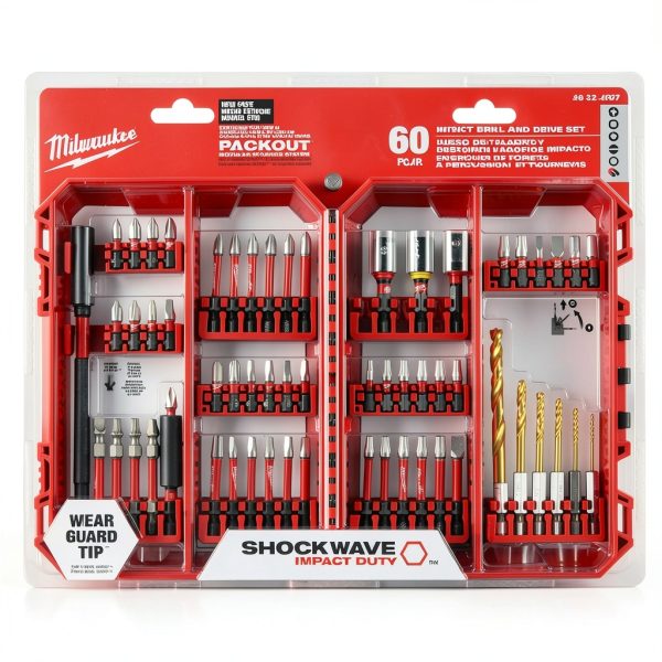 Milwaukee Shockwave Bit & Drill Kit 48-32-4097 60-Piece Impact Set-2