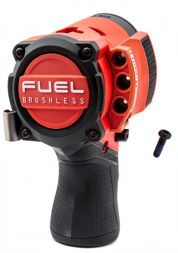 Magnetic Bit Holder for Milwaukee M12 Driver & Drill Red Right Side-4