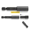 AEJ 49-Piece Screwdriver Bit Set with 1/4" Hex Torx Phillips S2 Steel-3