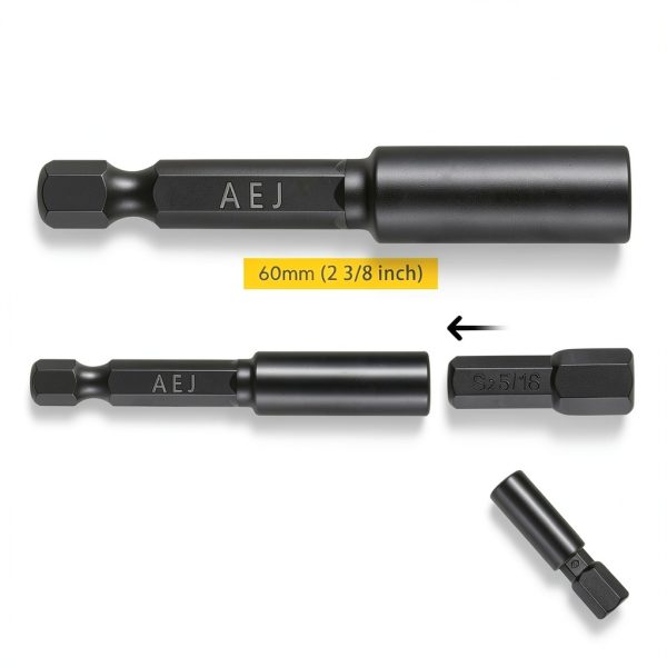 AEJ 49-Piece Screwdriver Bit Set with 1/4" Hex Torx Phillips S2 Steel-3