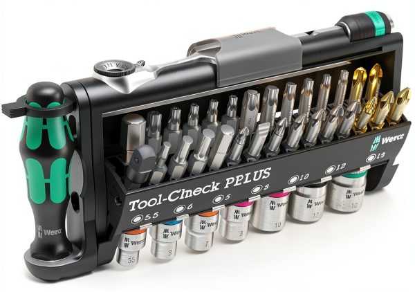 Wera Tool-Check Plus Bit Ratchet Set with Metric Sockets- 39 Piece Kit-0