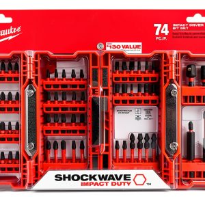Milwaukee Shockwave Impact Driver Bit Set 74 Piece 48-32-4062-0