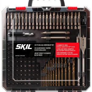 SKIL 120pc Drilling and Screw Driving Bit Set with Bit Grip - SMXS8501-0
