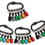 1/4 Hex Shank Drill Bit Holder Keychain Bar - Sopclane 24PCS Aluminum-0