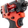 Magnetic Bit Holder for Milwaukee M12 Driver & Drill Red Right Side-2