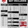 Milwaukee Shockwave Impact Driver Bit Set 80PC X3 Steel Wear Guard-2