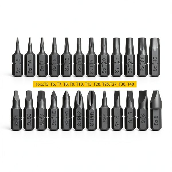 AEJ 49-Piece Screwdriver Bit Set with 1/4" Hex Torx Phillips S2 Steel-2