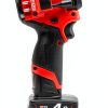 Magnetic Bit Holder for Milwaukee M12 Driver & Drill Red Right Side-3