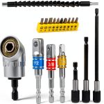 Flexible Drill Bit Extension Set FOUUA 105° Angle Shaft Socket Adapter-0