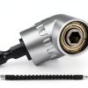 Flexible Drill Bit Extension Set FOUUA 105° Angle Shaft Socket Adapter-2
